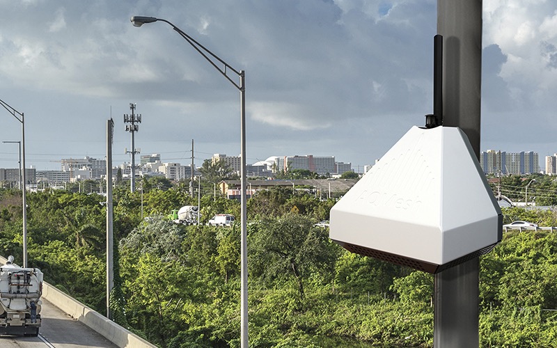 城市空氣質量無線監測方案
